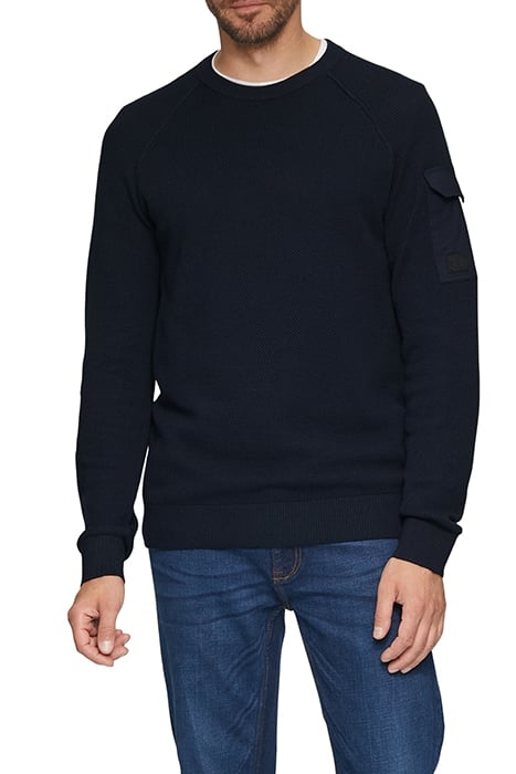 S.OLIVER PULLOVER BLUE-MARINE 1