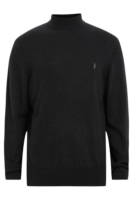 KILBURN MOCK NECK CINDER BLACK MARL 4