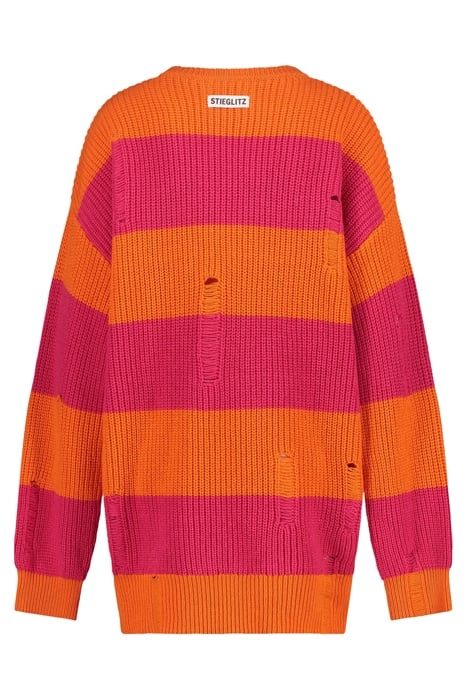 SASA KNITTED DRESS JAZZY ORANGE 3