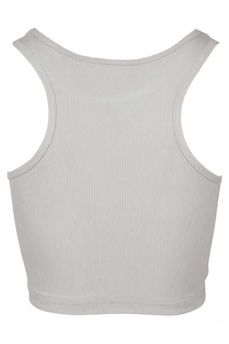 LADIES RIB CROPPED TOP GREY 5