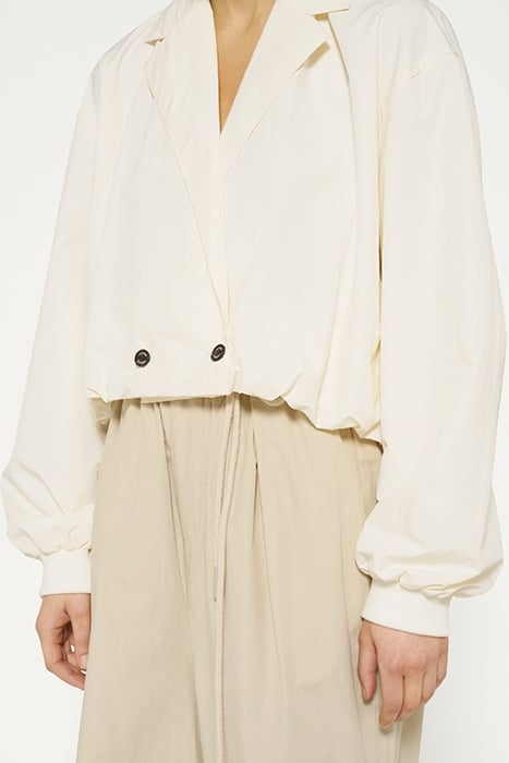 CROPPED BLAZER JACKET ECRU 6