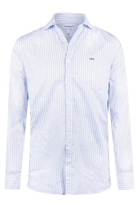 STRIPE SHIRT MEDIUM BLUE 4