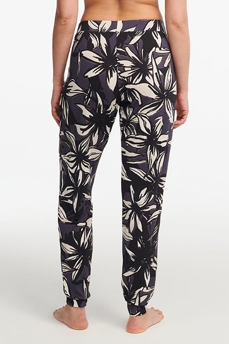 NW BO. TROUSERS BLACK FLOWERS 2