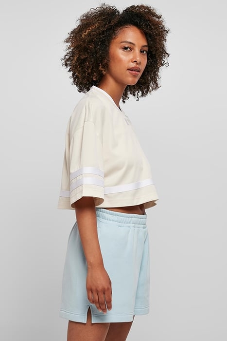 LADIES STARTER CROPPED MESH JERSEY PALEWHITE/WHITE 7