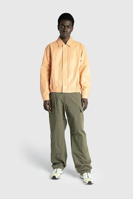 HIGHSNOBIETY HS05 – WAXED LEATHER BOMBER SAND 2