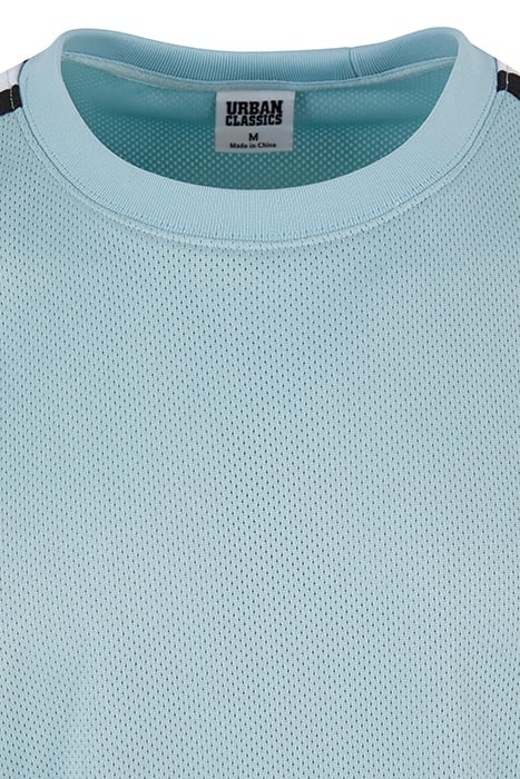 OVERSIZED STRIPES MESH TEE OCEANBLUE 8