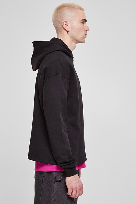 ORGANIC LOOSE HOODY BLACK 7