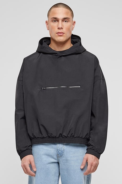 90'S PULL OVER JACKET BLACK 1