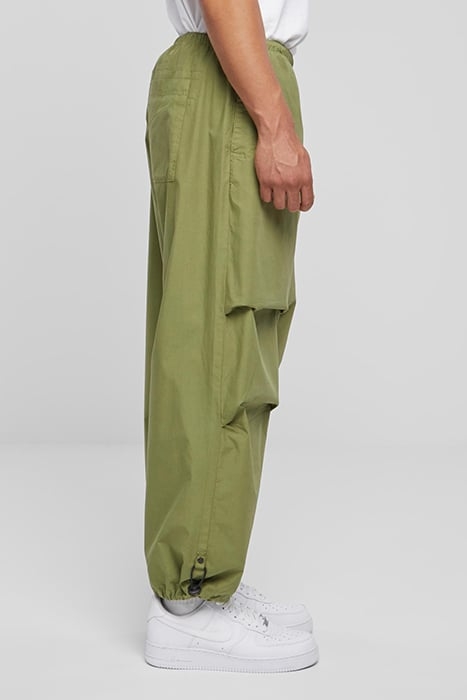 POPLINE PARACHUTE PANTS NEWOLIVE 7