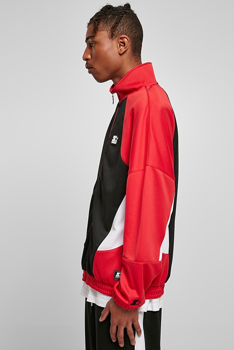 STARTER LASER TRACK JACKET BLACK/CITYRED/WHITE 6