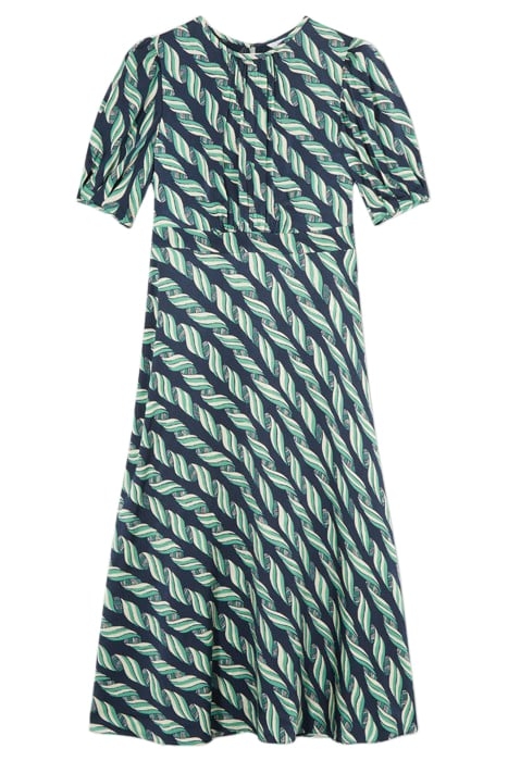 JEM RIBBON MIDI DRESS NAVY MULTICOLOR 3