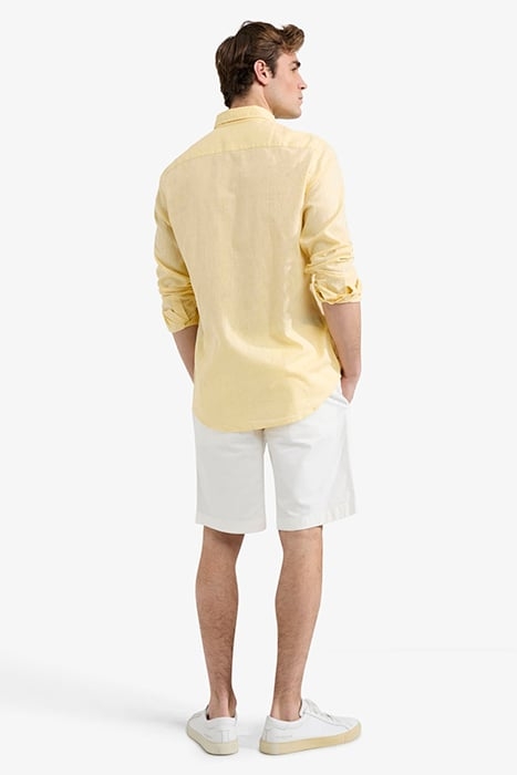 COTTON LINEN SHIRT LEMON YELLOW 3