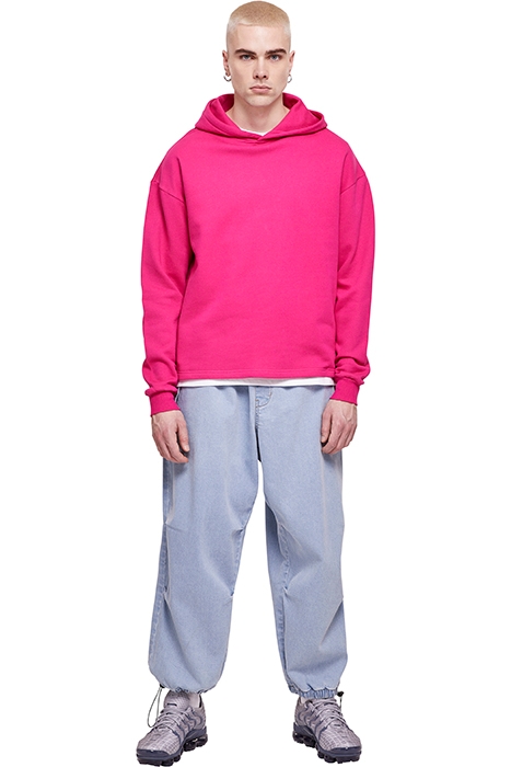 ORGANIC LOOSE HOODY HIBISKUSPINK 3