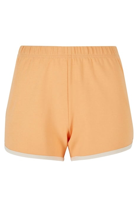 LADIES ORGANIC INTERLOCK RETRO HOTPANTS PALEORANGE/WHITESAND 4