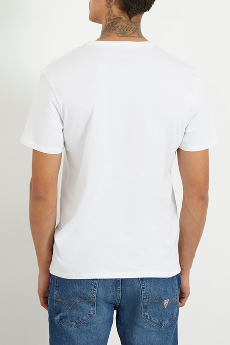 GUESS ECO SS BSC EMBOSSED GUES PURE WHITE 2