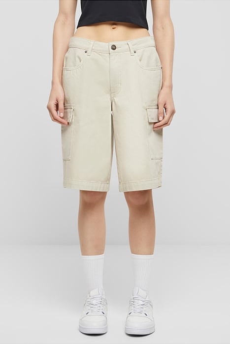 LADIES COTTON CARGO BERMUDA SOFTSEAGRASS 1