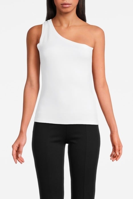 REEF ONE SHOULDER TOP WHITE 1