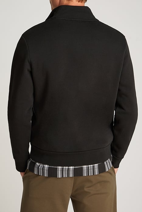 NY CHEST BOX LOGO Q-ZIP CK BLACK 2