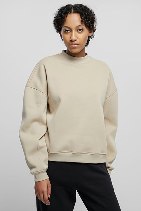 LADIES OVERSIZED ORGANIC CREWNECK WETSAND 1