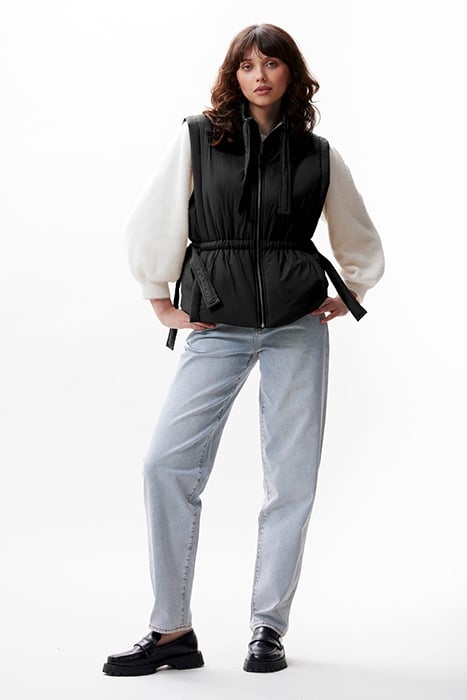 PADDED BODYWARMER BLACK 1