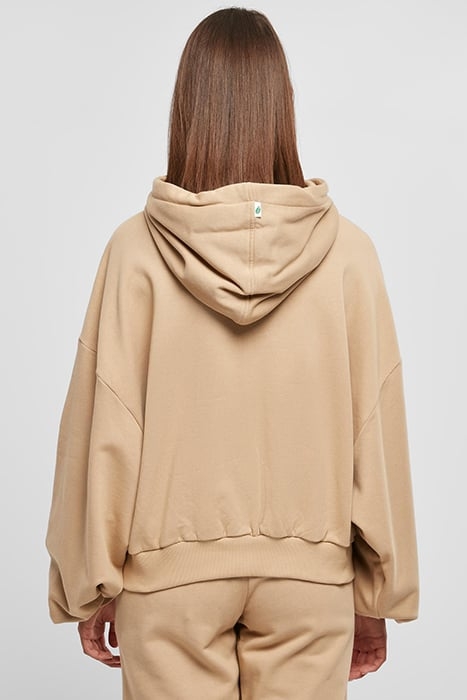 LADIES ORGANIC OVERSIZED TERRY HOODY UNIONBEIGE 2