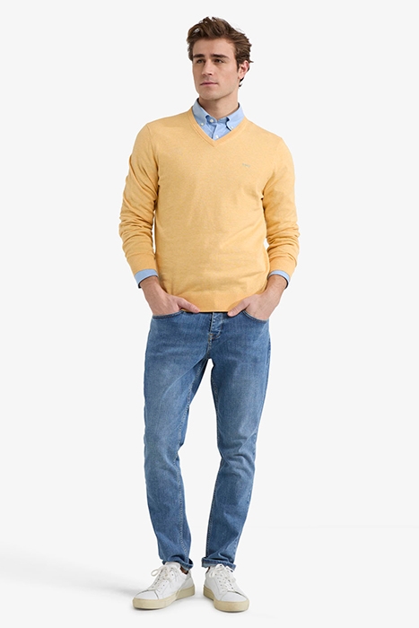 V-NECK SWEATER LEMON YELLOW 2