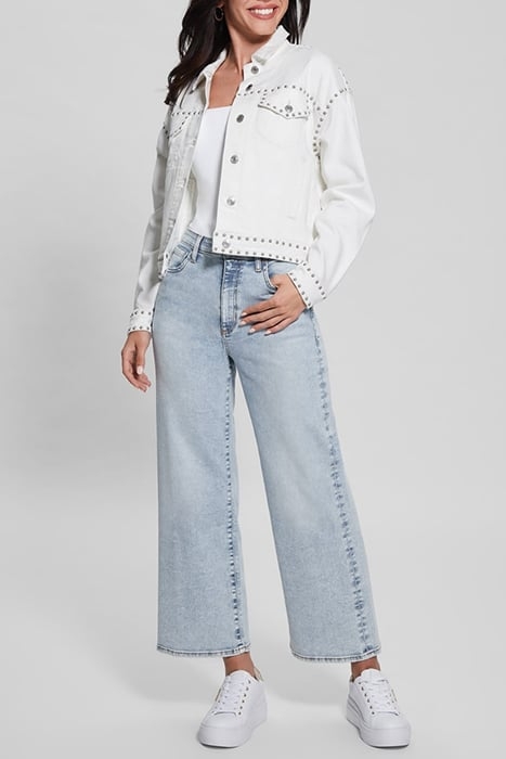 GUESS ECO CLARA JACKET KIKOI FLOWER WHITE 4