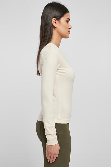 LADIES ASYMMETRIC LONGSLEEVE WHITESAND 7