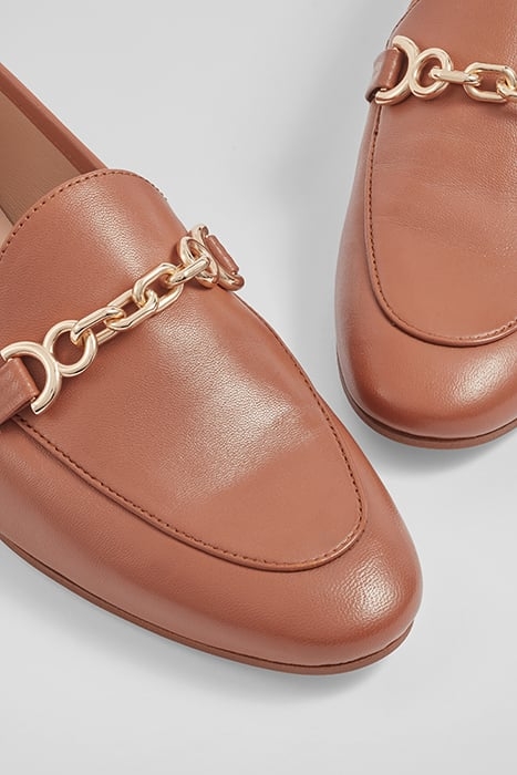 ADALYNN TRIM LOAFER TAN 4