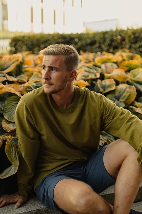 OSLO URBAN COMFY SWEATER UNISEX OLIVE GREEN 3