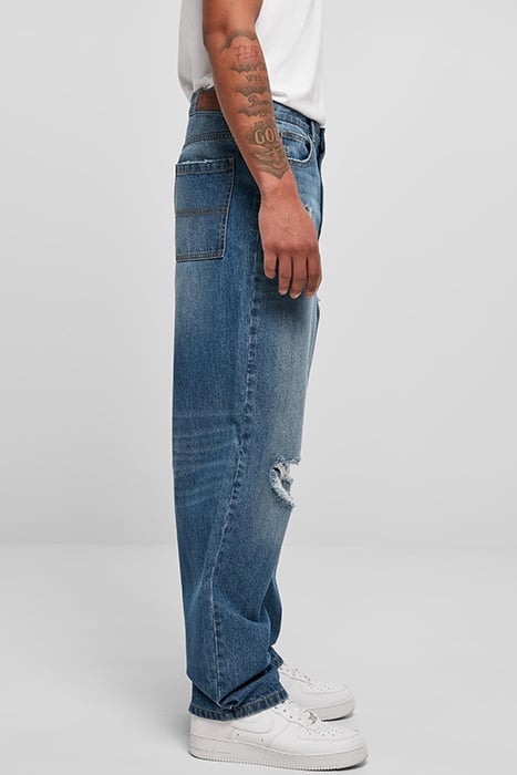 DISTRESSED 90‘S JEANS MID DEEPBLUE DESTROYED WASHED 7