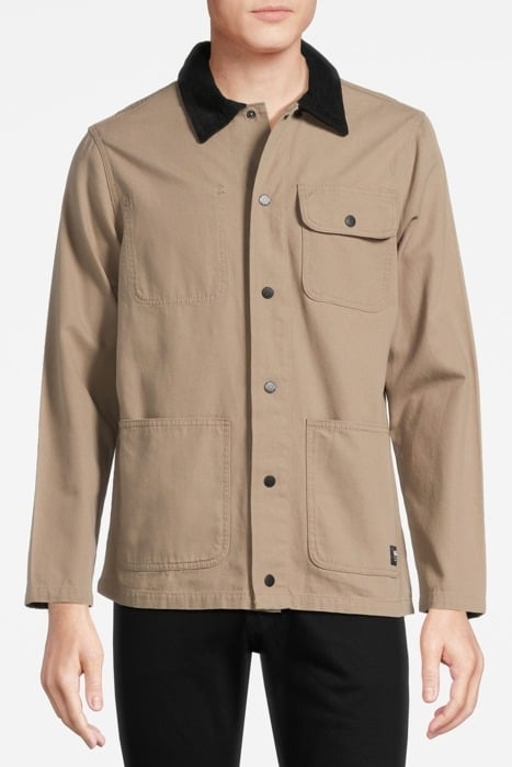 MN DRILL CHORE COAT MILITARY KHAKI 1