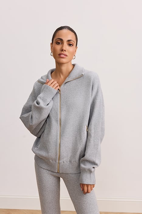 OLLY BOMBER GREY MELANGE 1