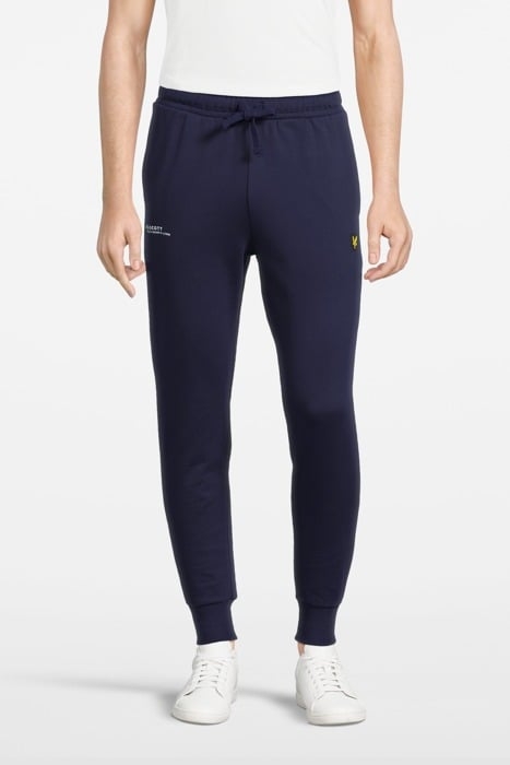 CO-ORDINATE PRINT SKINNY SWEATPANT NAVY 1