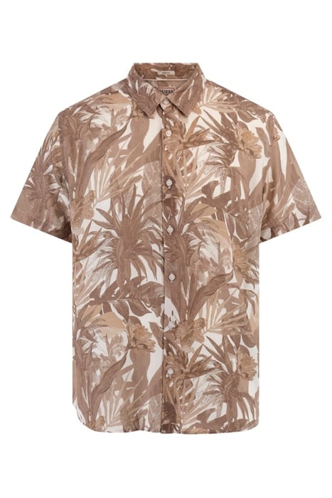 GUESS ECO SS ECO RAYON TROPICA ETCHED TROPICAL PRIN 4