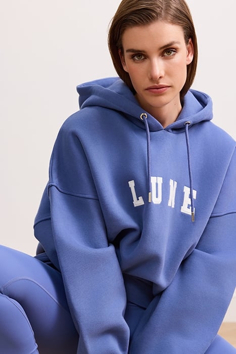 ZOE LOGO HOODIE STEEL BLUE 2