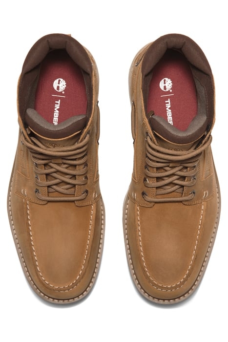 BRITTON ROAD MID LACE UP BOOT WHEAT FULL GRAIN 3