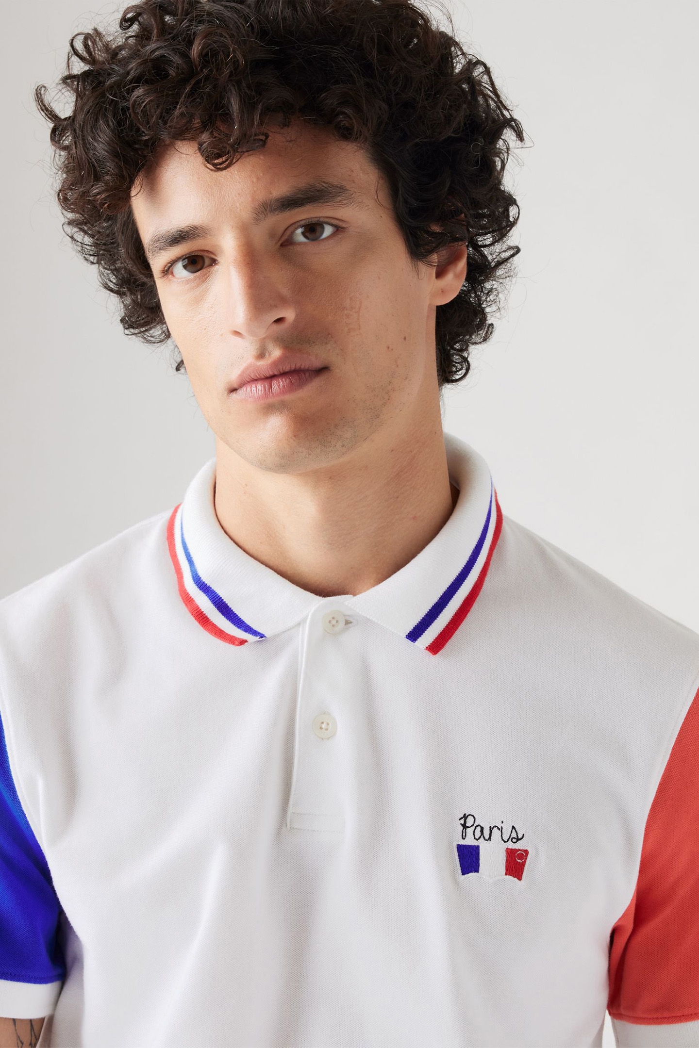 SLIM HOUSEMARK POLO WHITE PIQUE 5