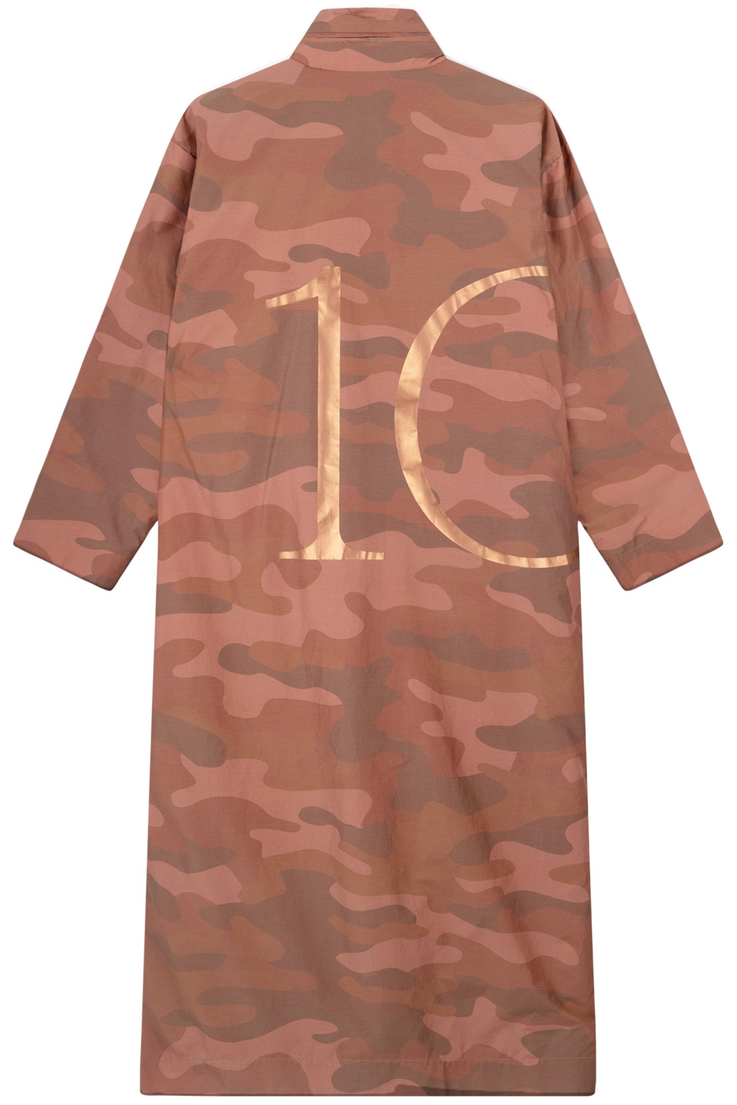 NYLON COAT CAMO SADDLE BROWN 4