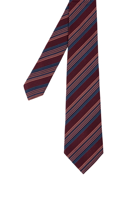 MENS TIE 8CM BURGUNDY/ BORDE 1
