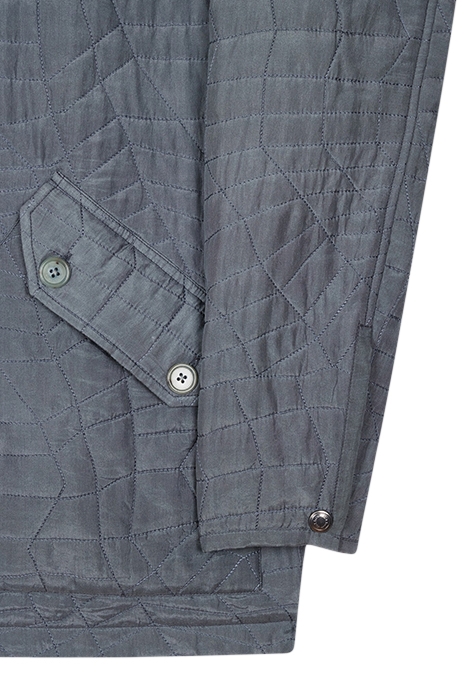 GENTS QUILTED JACKET GREY 4