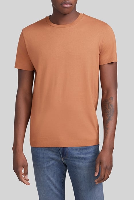 COGNAC COTTON MODAL BLEND T-SHIRT 1