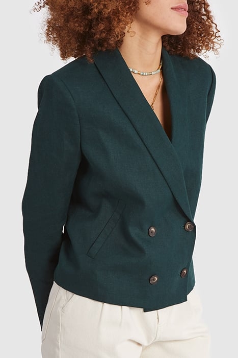 IMPERIAL GREEN LINEN SUIT JACKET 5