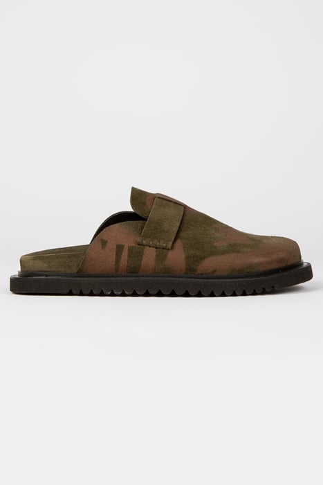 MENS SHOE SHERMAN OLIVE GREEN PRINT OLIVE GREEN 1