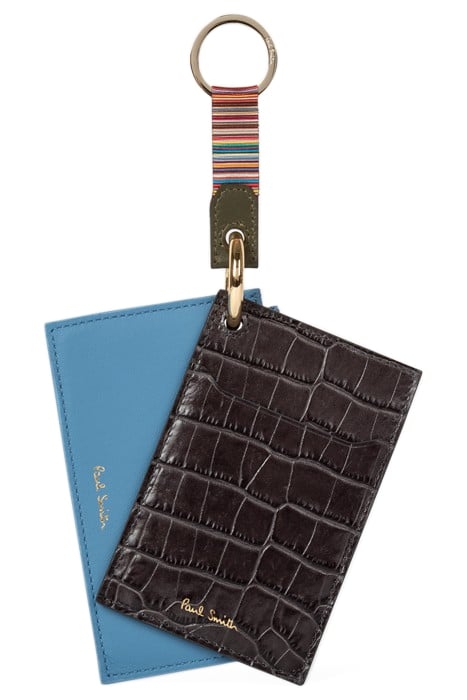 MEN WALLET TRIO CLIP ZIP LIGHT BLUE 1