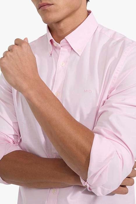 STRETCH OXFORD SHIRT LIGHT PINK 6