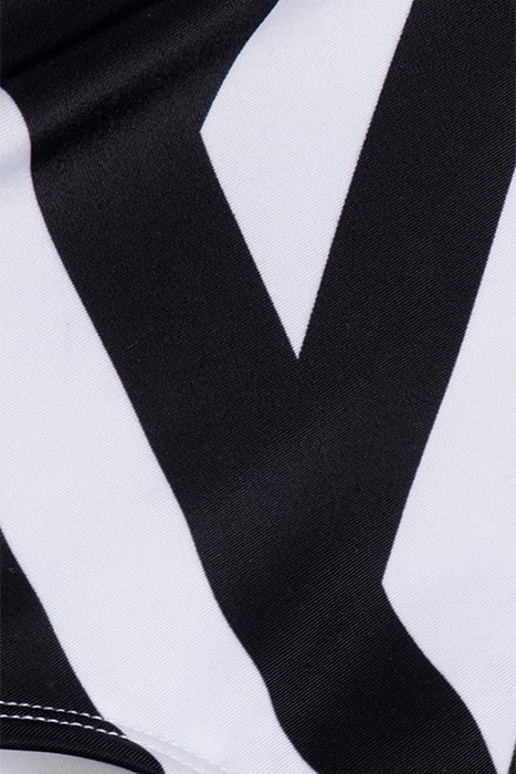 BLOCK STRIPE HIGH RISE BRIEFS BLACK 3