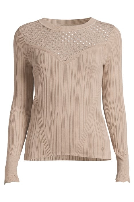 GUESS ECO MARIE RN LS TOP SWTR SUMMER CLAY 3