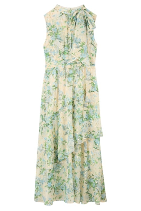 ROBYN PETITE MIDI DRESS CREAM 3