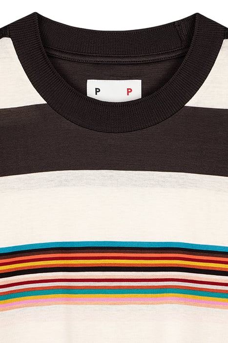 MENS POP LS STRIPE TSHIRT OFF WHITE 2